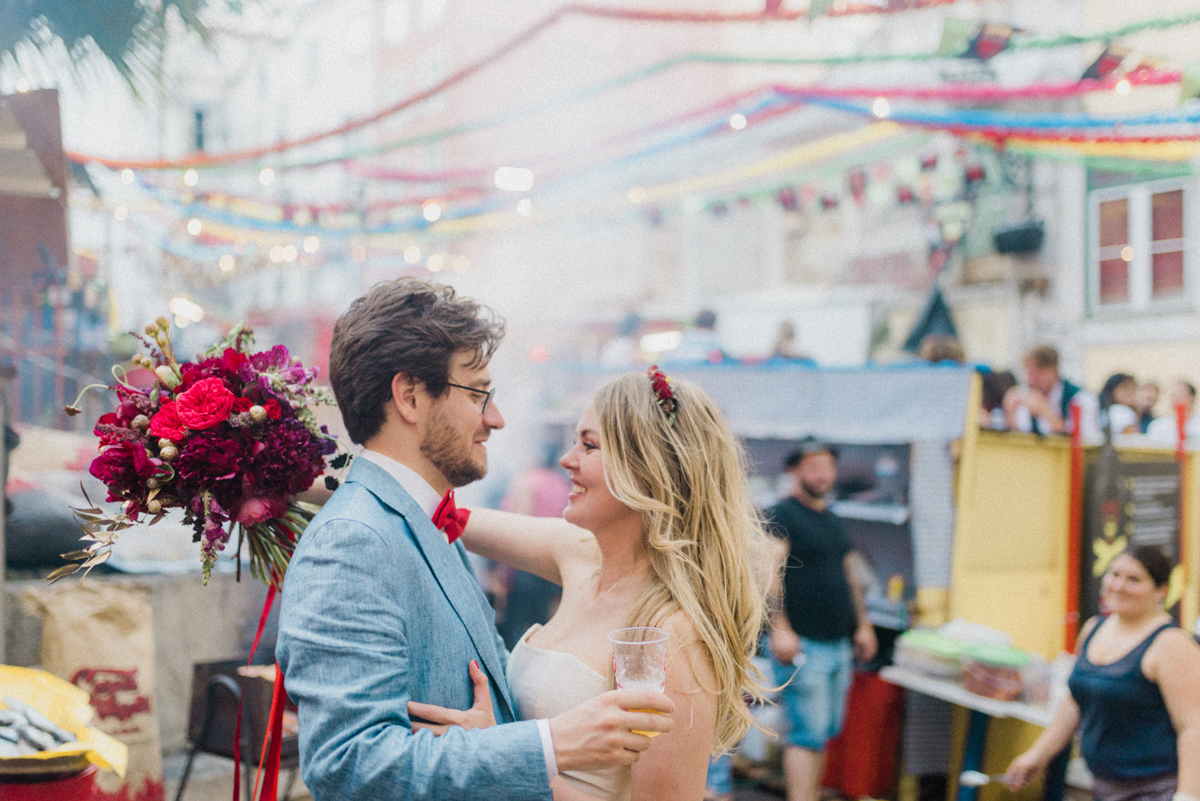 Popular Saints' Festival Wedding in Lisbon