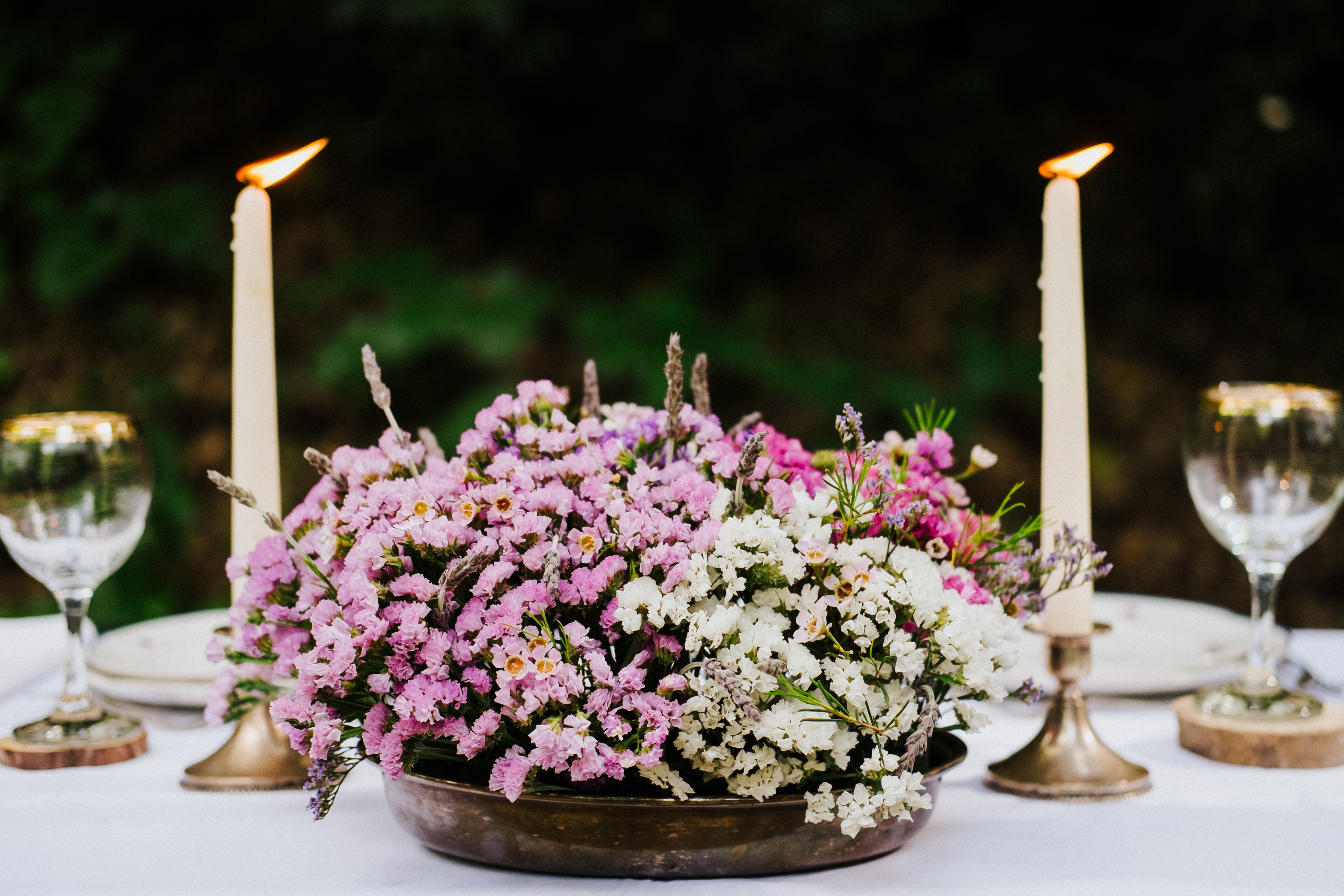 atitudes sustentáveis no casamento - flores